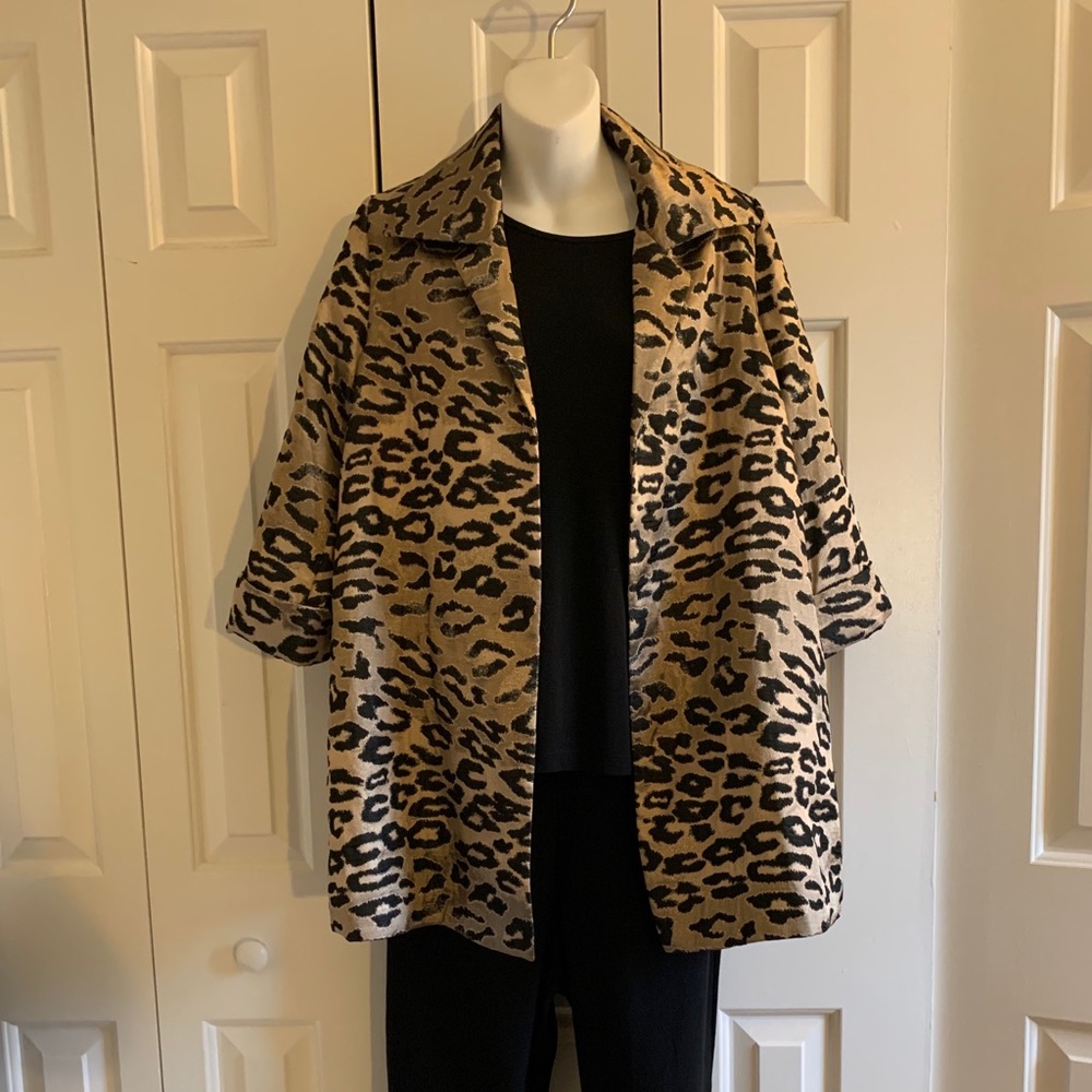 Chico’s shantung jacket NWT